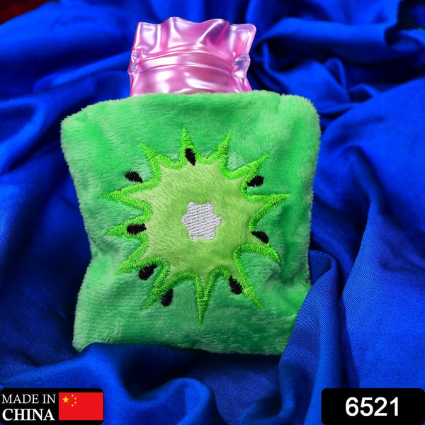 Green sun small Hot Water Bag with Cover for Pain Relief, Neck, Shoulder Pain and Hand, Feet Warmer, Menstrual Cramps. F4Mart