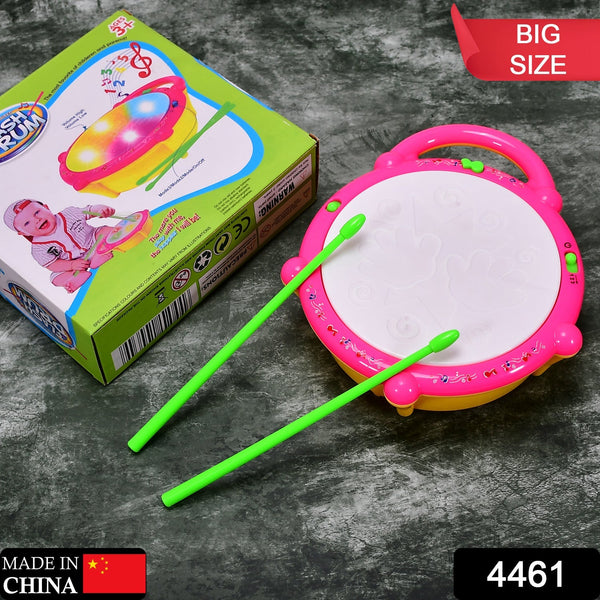 Flash Drum Toys for Kids with Light & Musical Sound Colorful Plastic Baby Drum Musical Toys for Children Baby Toy Instrument Best Gift for Boys & Girls. F4Mart