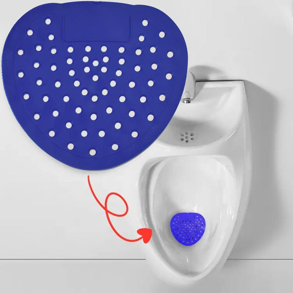 URINAL SCREEN DEODORIZER, SCENTED URINAL SCREEN LASTING FRAGRANCE SILICONE CLEAN DESCALING ( 1 pc ) F4Mart