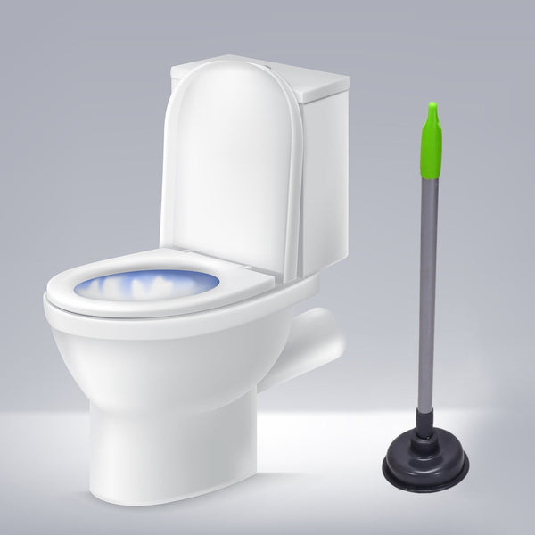 Toilet Plunger - for Clogs in Toilet Bowls and Sinks in Homes, Commercial and Industrial Buildings. F4Mart