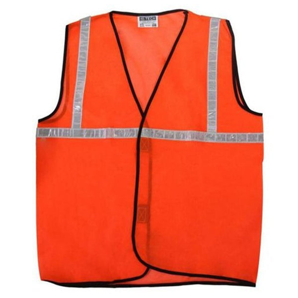 Orange Safety Jacket For Having protection against accidents usually in construction area's. F4Mart