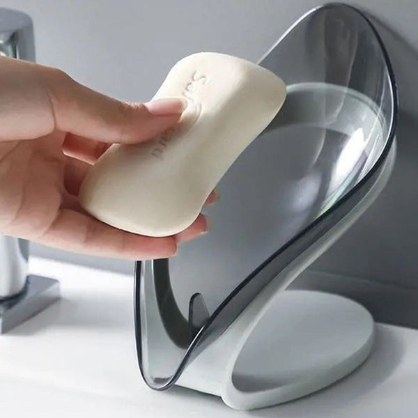 New Leaf Soap Box used in all kinds of household and bathroom places as a soap stand and case. F4Mart
