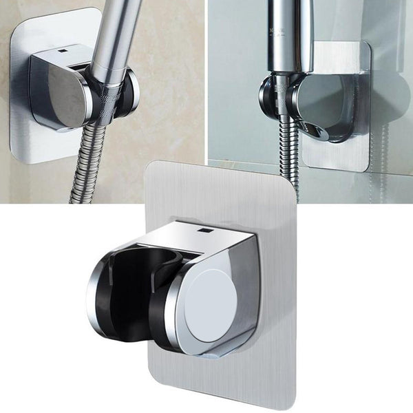 Shower Head Holder, Adhesive Handheld Shower Holder, with adhesive sticker to hold. F4Mart