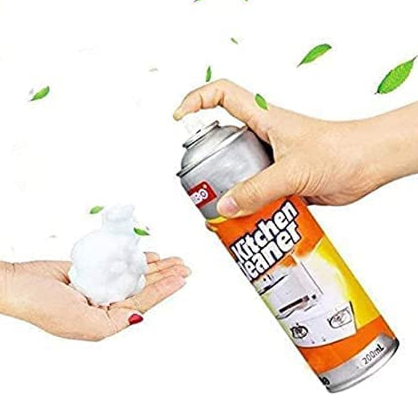 Multipurpose Bubble Foam Cleaner Kitchen Cleaner Spray Oil & Grease Stain Remover Chimney Cleaner Spray Bubble Cleaner All Purpose Foam Degreaser Spray (500 Ml) F4Mart