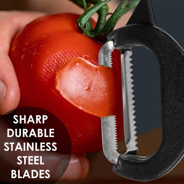2-in-1 Double Julienne and Vegetable Peeler F4Mart