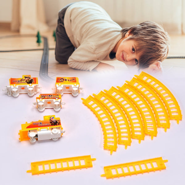 Kids Toy Train High Speed Big Train Play Set Toy Battery Operated Train Set F4Mart