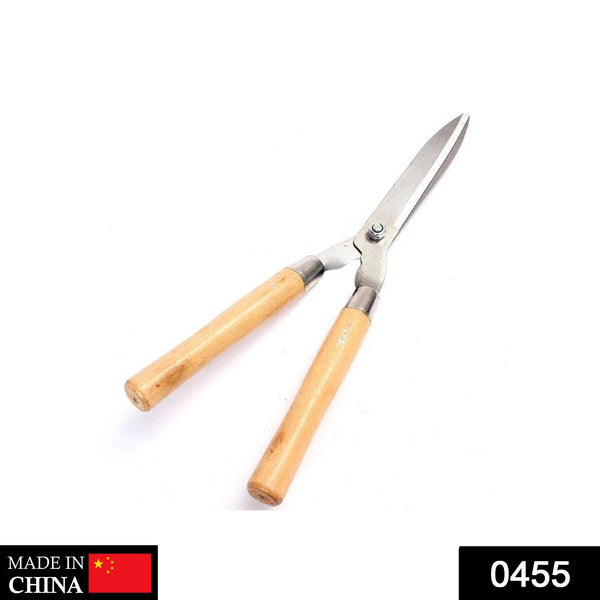 455-wooden-handle-hedge-shears-bush-clipper