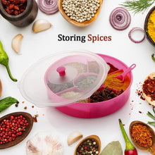 Multipurpose Dry-fruit and masala box with single spoon. F4Mart