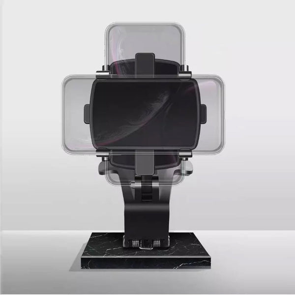 Car Mobile Phone Holder Mount Stand with 180 Degree. Stable One Hand Operational Compatible with Car Dashboard. F4Mart