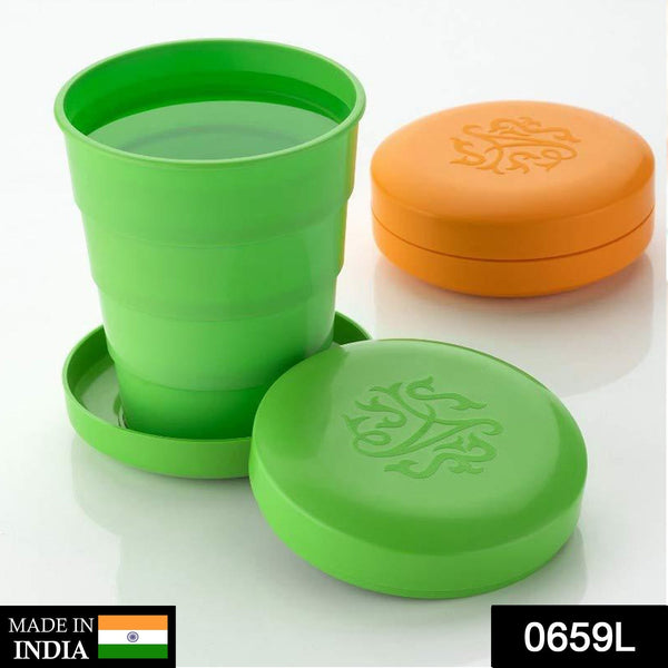 Unbreakable Magic Cup/Folding/Pocket Glass for Travelling F4Mart