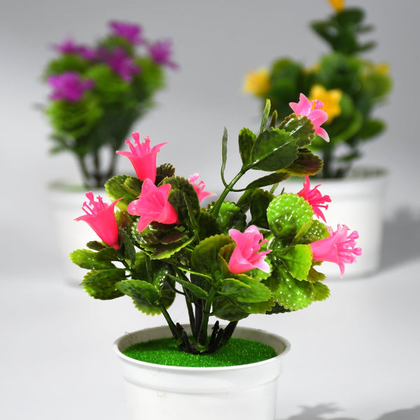 4950-flower-pot-artificial-decoration-plant-natural-look-plastic-material-for-home-hotels-office-multiuse-pot