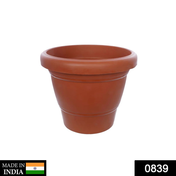 garden-heavy-plastic-planter-pot-gamla-brown-pack-of-1