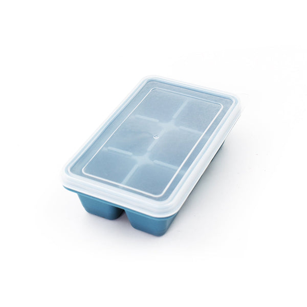 6 Grid Silicone Ice Tray used in all kinds of places like household kitchens for making ice from water and various things and all. F4Mart