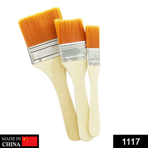 Artistic Flat Painting Brush - Set of 3 F4Mart
