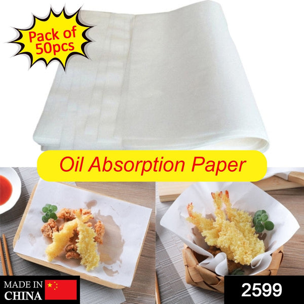 Oil Absorbing Sheets Cooking Paper F4Mart