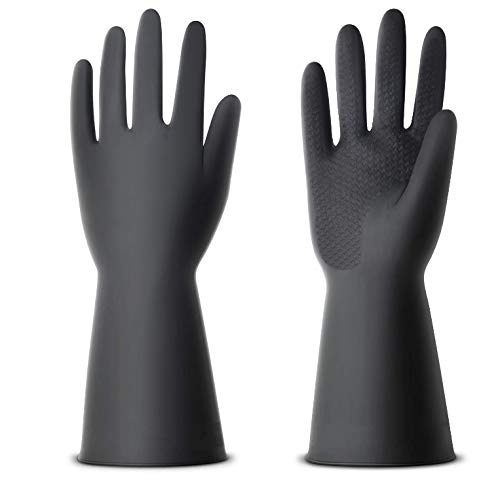 Multipurpose Natural Gum Rubber Reusable Cleaning Gloves F4Mart