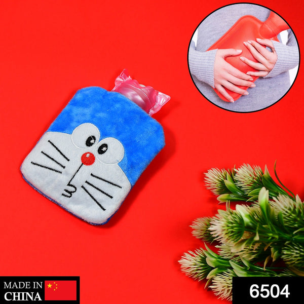 Doremon small Hot Water Bag with Cover for Pain Relief, Neck, Shoulder Pain and Hand, Feet Warmer, Menstrual Cramps. F4Mart