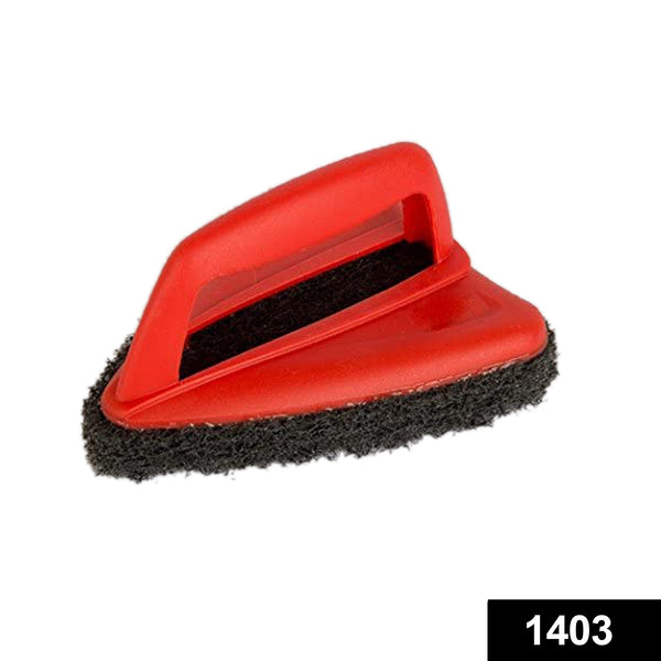 Bathroom Brush with abrasive scrubber for superior tile cleaning F4Mart