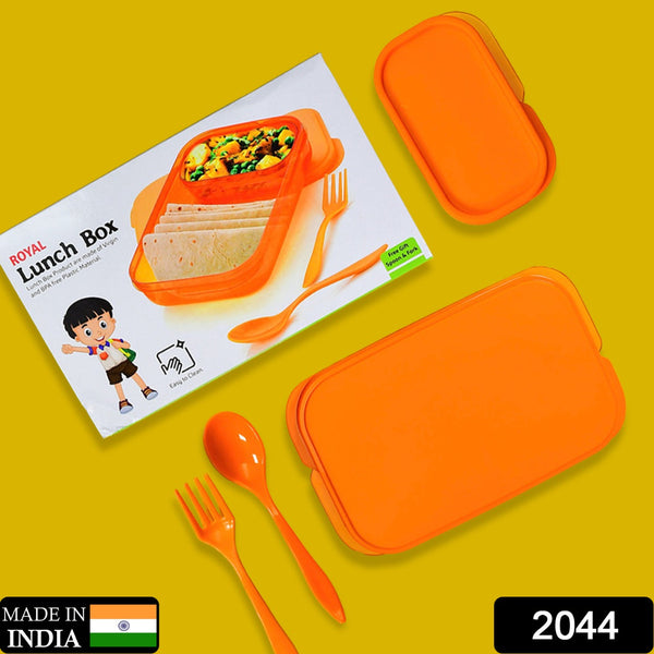 Premium Lunch Box for kids for school and picnic. Containers with Spoon and fork. F4Mart