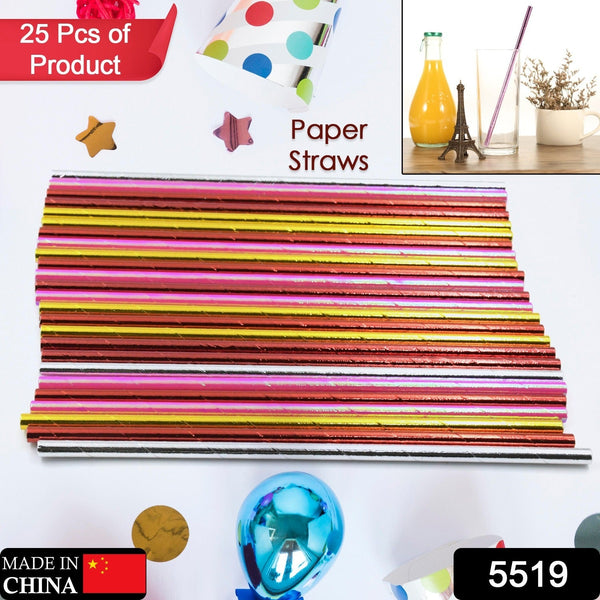 5519 paper straw 25pc set