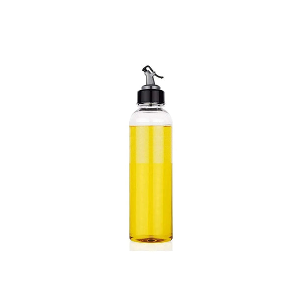 1LTR OIL DISPENSERWITH LID - CLEAR, DRIP FREE SPOUT, CONTROLLED USE F4Mart
