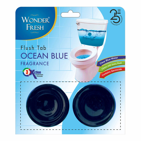 Toilet Cleaner Flush Tab Ocean Blue 100 Gram F4Mart