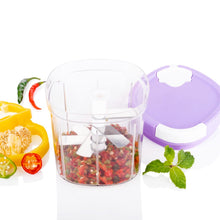 2in1 Handy Chopper And Slicer For Home & kitchen (600ML Capacity) F4Mart