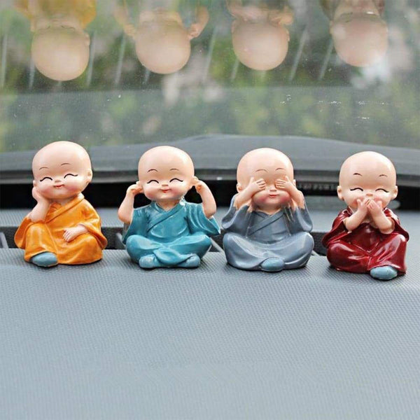 baby buddha 4Pc and show piece used for house, office and official decorations etc. F4Mart