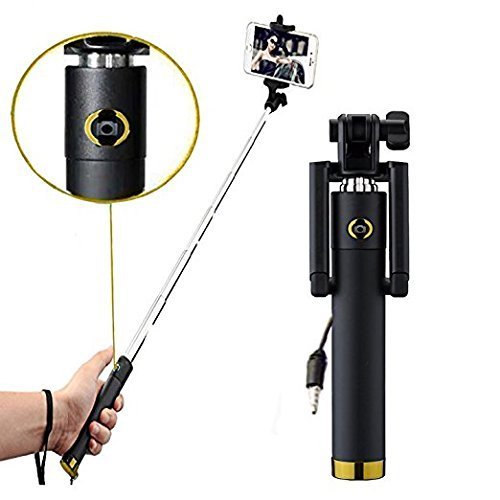 Selfie Sticks Box with Aux Wire for All Smart Phones F4Mart