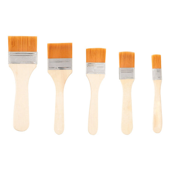 Artistic Flat Painting Brush - Set of 5 F4Mart