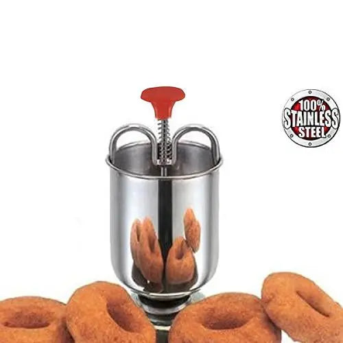 Stainless Steel Medu Vada And Donut Maker For Perfectly Shaped And Crispy Vada Maker F4Mart