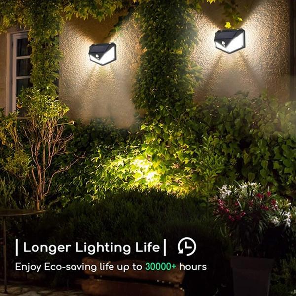 Solar Lights for Garden LED Security Lamp for Home, Outdoors Pathways F4Mart