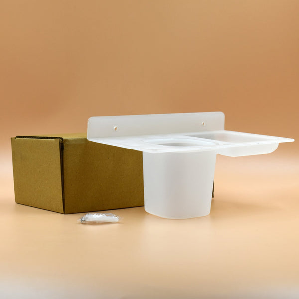 3 in 1 Plastic Soap Dish and plastic soap dish tray used in bathroom and kitchen purposes. F4Mart
