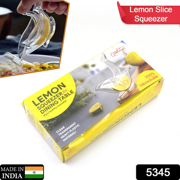 Lemon Slice Squeezer, Portable Transparent Fruit Juicer, Orange Citrus Manual Bird Shape Hand Juicer For Orange Lemon Lime,For Kitchen (Color Box)