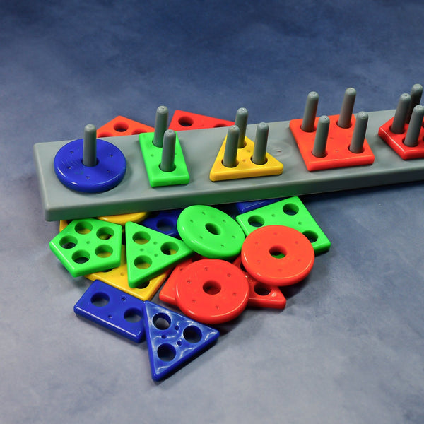 Geometric Brick - 5 Angle Matching Column Blocks for Kids - Preschool Educational Learning Toys. F4Mart