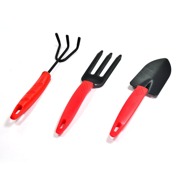 3pcs Small sized Hand Cultivator, Small Trowel, Garden Fork F4Mart