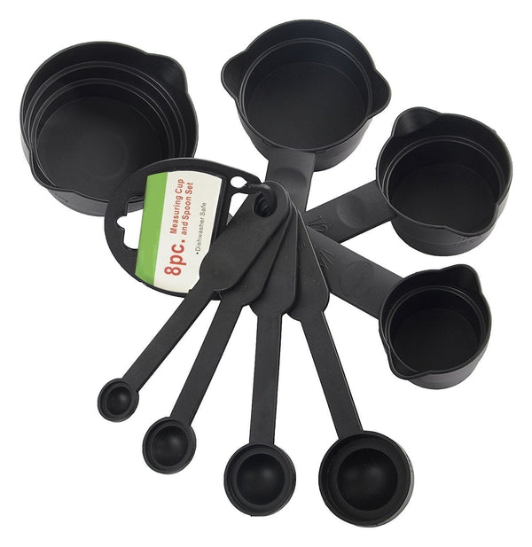 deodap-plastic-measuring-cups-and-spoons-8-pieces-black