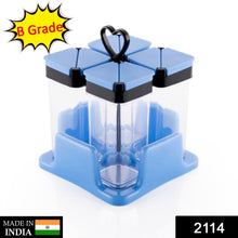 Multipurpose Spice Rack For Kitchen Plastic Made Set Of 4 Jar