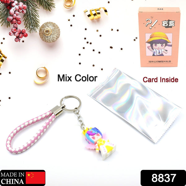 8837 cute keychain with card