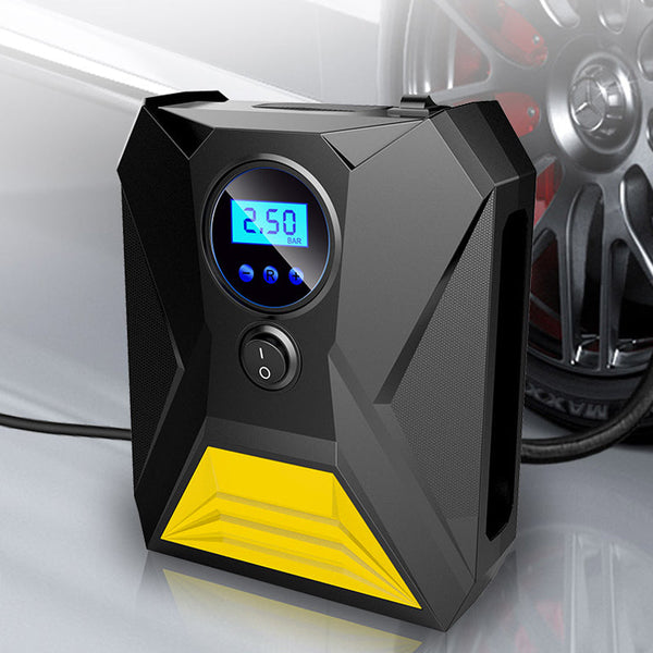 Digital Car Tyre Inflator Portable Air Compressor Pump F4Mart