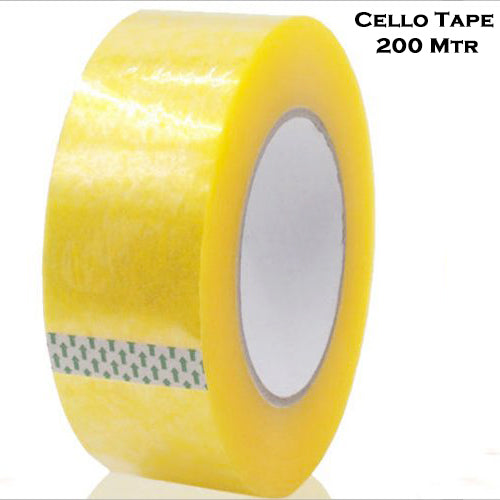 Self Adhesive Transparent Packing Tape- 200 metres F4Mart