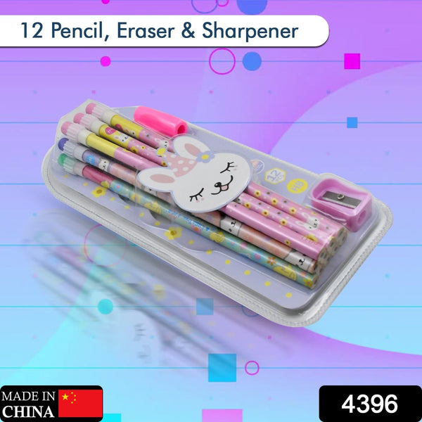 4396 pencil with sharpener n eraser