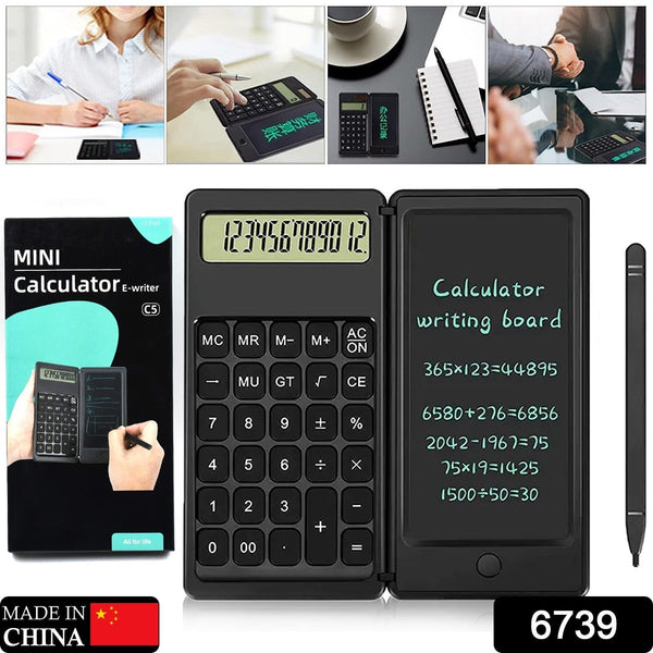 6739-foldable-calculator-with-6-inch-lcd-tablet-digital-drawing-pad-stylus-pen-erase-button-lock-function-smart-calculator-01