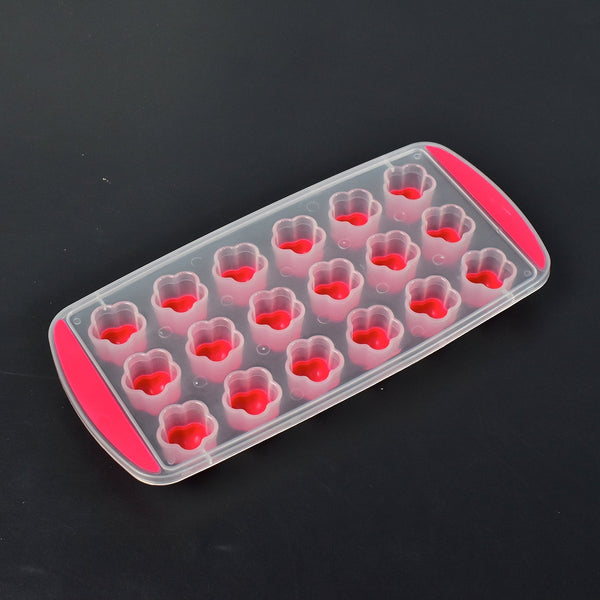 Ice Mould Flower Shape 18 Cavity Mould ice Tray Sphere ice Flower Mould Small ice Flower Tray Mini ice Cube Tray F4Mart
