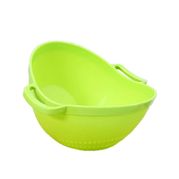 Multipurpose Fruit Vegetable Strainer Colander Bowl with Handle F4Mart